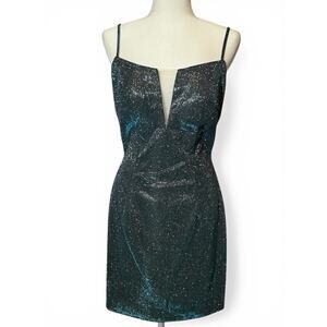 BLUE SHIMMER Cocktail Dress